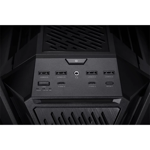 ASUS Ház ROG Hyperion GR701, Tápegység nélkül, Fekete, Üvegfalú