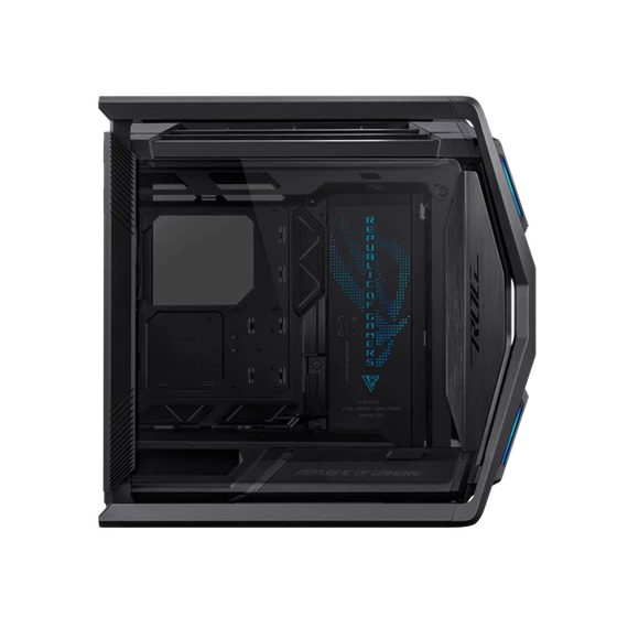 ASUS Ház ROG Hyperion GR701, Tápegység nélkül, Fekete, Üvegfalú