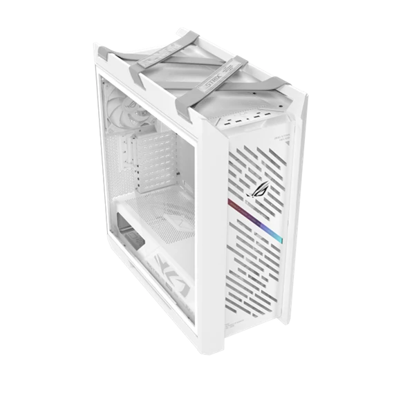 ASUS Ház ROG Strix Helios II GX601S, Tápegység nélkül, Fehér, Üvegfalú