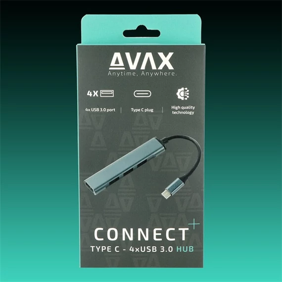 AVAX USB HUB HB601 USB-C 4xUSB3.0