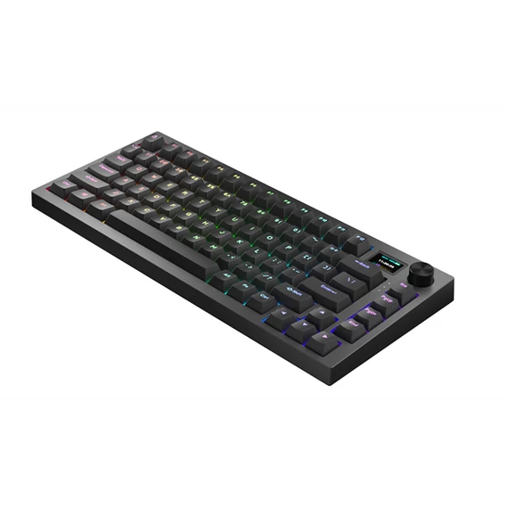 AVAX Vezetékes/Vezeték Nélküli Billentyűzet GM02 PRO USB, Fekete, Mechanikus, Red Switch, HUN