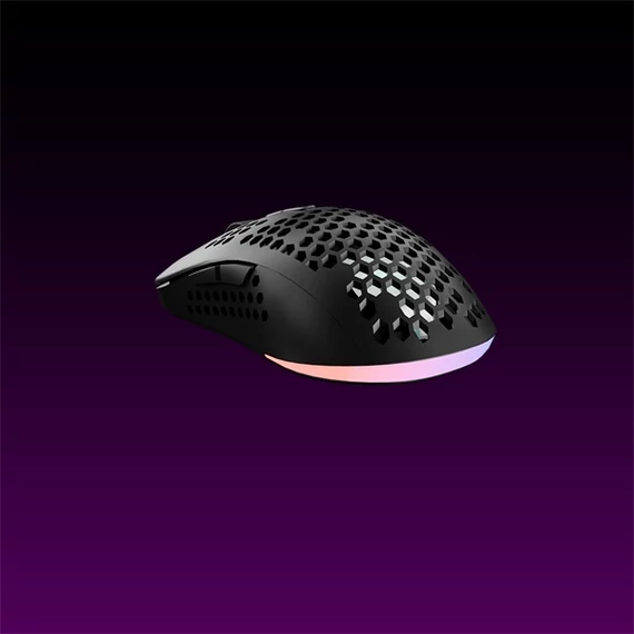AVAX Vezetékes Egér - LW01 PAW3327 RGB Gamer, fekete