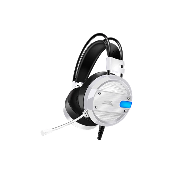 BARACUDA BGH-031W CONCH-W vezetékes gamer fejhallgató mikrofonnal, fehér