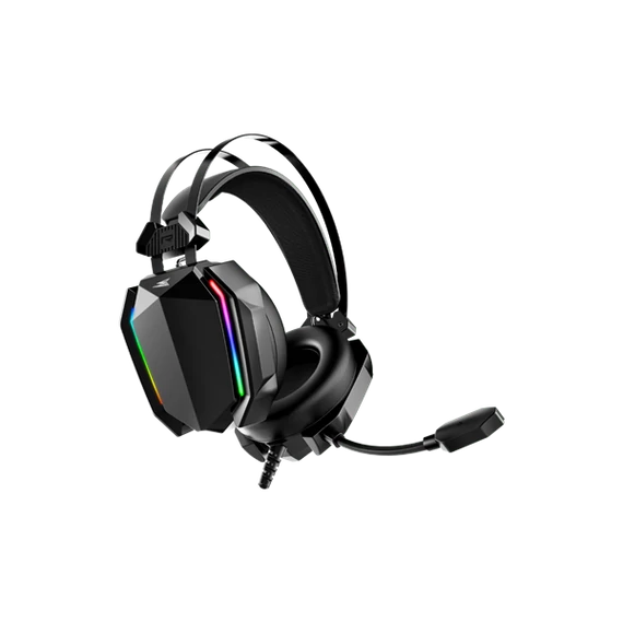 BARACUDA BGH-041B SEAGUL-B vezetékes gamer fejhallgató mikrofonnal, fekete