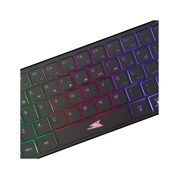 BARACUDA BGK-04141B-US SEAHORSE-B-US vezetékes gamer billentyűzet, angol, 64 gomb