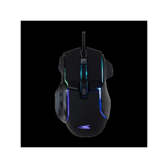 BARACUDA BGM-071B PIRANHA-B fe/ 7200 dpi 7D gamer egér, RGB