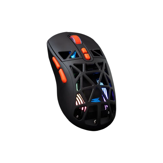 BARACUDA BGM-091B SEAL-B vezetékes gamer egér, 12800 dpi, fekete