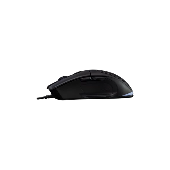 BARACUDA BGM-101B PENGUIN-B vezetékes gamer egér, 3600 dpi, rainbow MX8736B, fekete