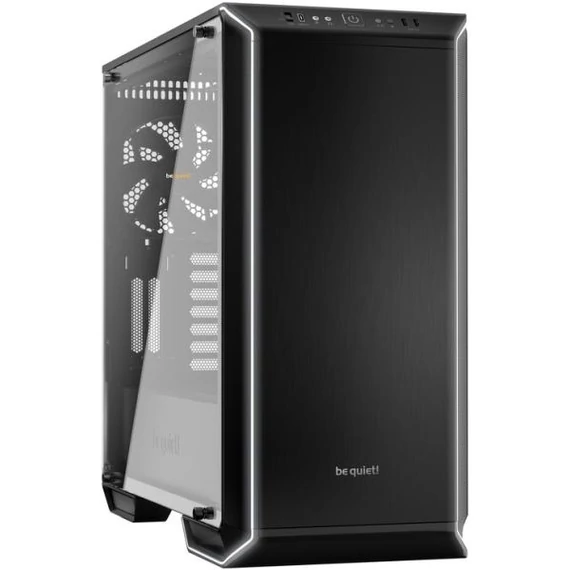 BE QUIET! Ház Midi ATX Dark Base 700 Tápegység nélkül, Fekete Üvegfalú