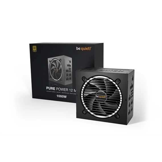 BE QUIET! Tápegység Pure Power 12 1000W, 12cm, 80+ Gold Moduláris, Aktív PFC