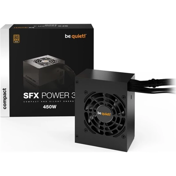 BE QUIET! Tápegység SFX Power 3 450W, 12cm, 80+ Bronze, Aktív PFC