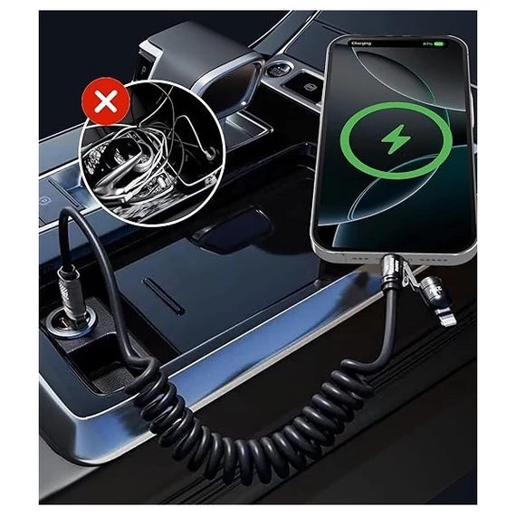BLACKBIRD Adatkábel Extreme 4in1 USB-A/USB-C/Lightning 50-200cm, fekete