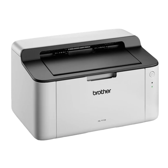 BROTHER Lézernyomtató HL-1110E, A4, mono, 20 lap/perc, USB, manuál duplex, 2400x600dpi, 1MB, szürke