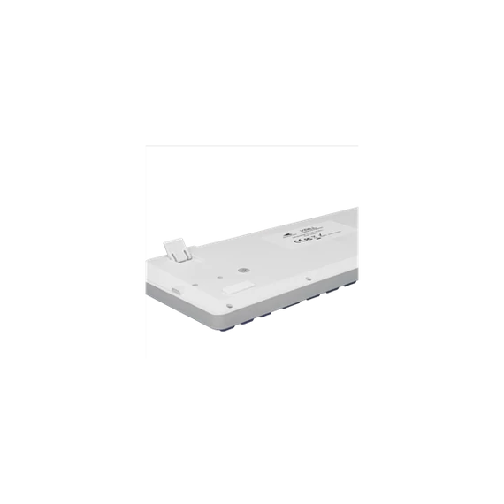 BARACUDA BGK-001114W fehér gamer billentyűzet, angol