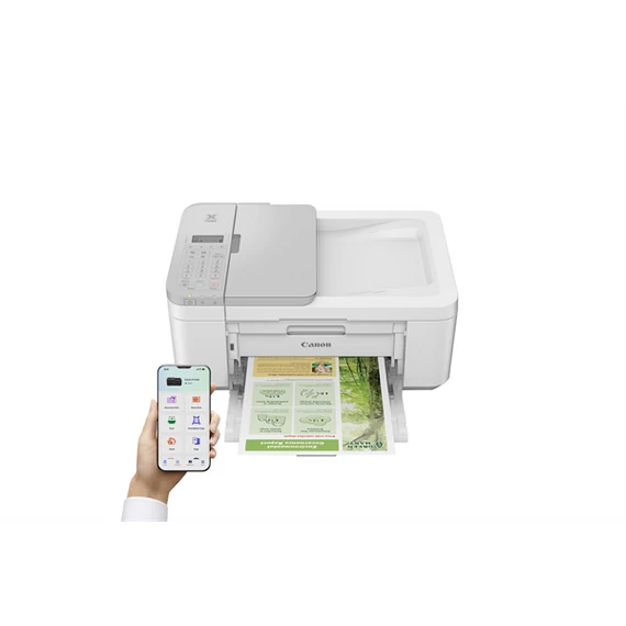 CANON Tintasugaras MFP 4in1 PIXMA TR4756i, A4, FF 8,8 k/p, SZ 4,4 k/p, 4800x1200dpi, duplex, USB/WiFi, ADF, White