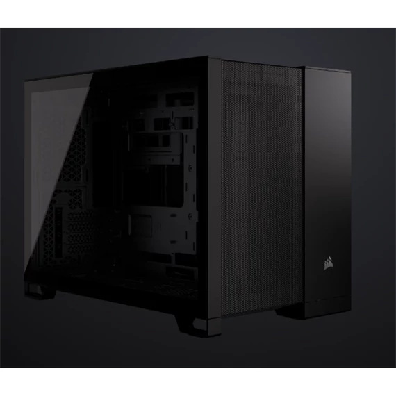 CORSAIR Ház Micro-ATX 2500D AIRFLOW, Tápegység nélkül, Edzett Üveg, fekete