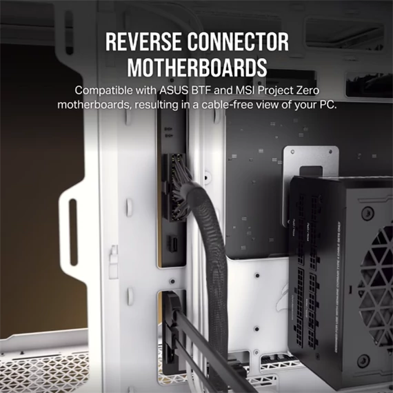 CORSAIR Ház Micro-ATX 2500D AIRFLOW, Tápegység nélkül, Edzett Üveg, fekete