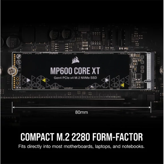 CORSAIR SSD MP600 CORE XT M.2 2280 PCIe 4.0 4000GB NVMe
