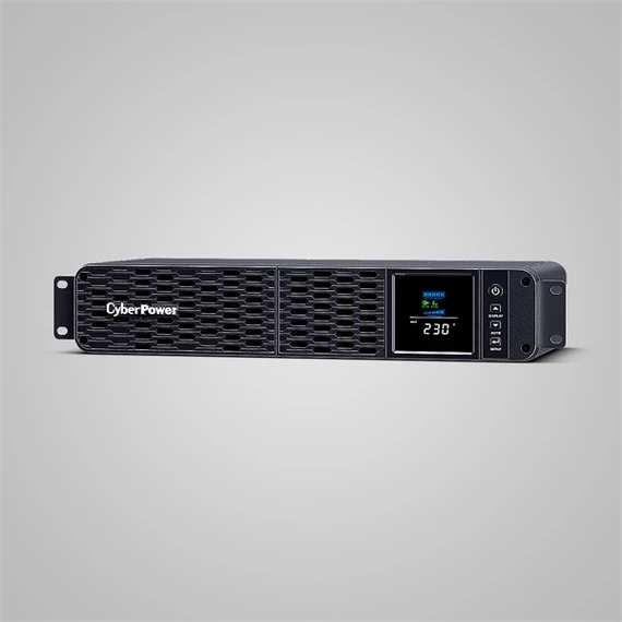 CYBERPOWER UPS 8xIEC C13 ,1xUSB 1200VA 720W Aktív PFC, színuszus szünetmentes,LINE-INTERAKTÍV, AVR, színes LCD, rack