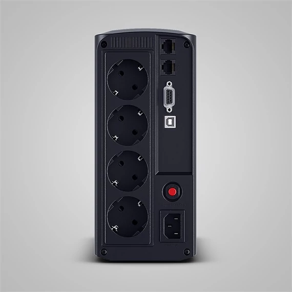 CYBERPOWER UPS VP1000ELCD (4x Schuko) 1000VA 550W 230V szünetmentes tápegység + USB LINE-INTERAKTÍV