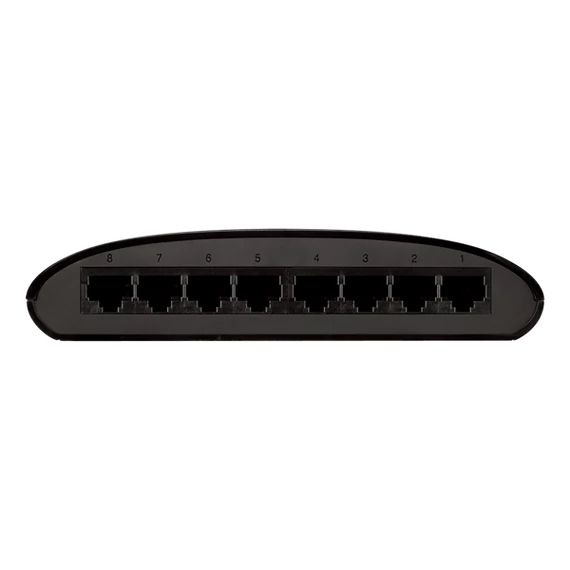 D-LINK Switch 8x100Mbps Műanyagházas Asztali, DES-1008D/E