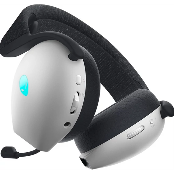 DELL Alienware Tri-Mode Wireless Gaming fejhallgató  AW725H - Lunar Light