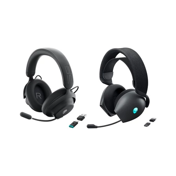 DELL Alienware Tri-Mode Wireless Gaming fejhallgató  AW725H - Dark Side of the Moon