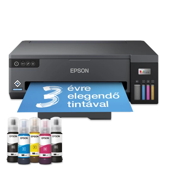 EPSON Tintasugaras fotónyomtató - EcoTank L11050 (A3, színes, 4800x1200 DPI, 30 lap/perc, USB/WIFI)
