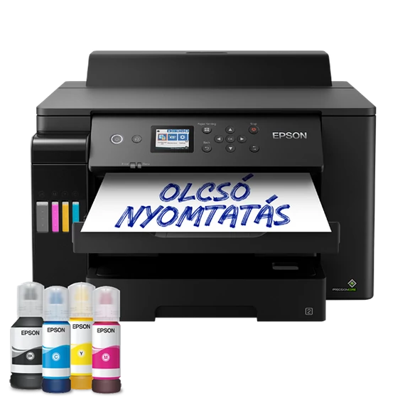EPSON Tintasugaras nyomtató - EcoTank L11160 (A3+, színes, 4800x1200 DPI, 32 lap/perc, USB/LAN/Wifi)