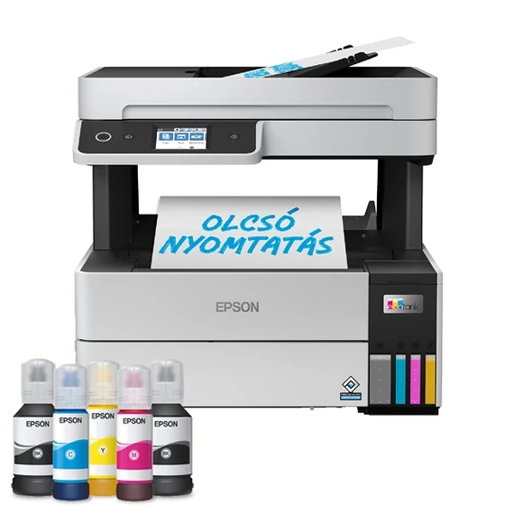 EPSON Tintasugaras nyomtató - EcoTank L6460 (A4, MFP, színes,4800x1200 DPI,37 lap/perc, duplex, ADF, USB/LAN/Wifi)