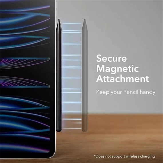 ESR Geo Digital+ Stylus Pen aktív toll rajzoláshoz, jegyzethez, Apple iPad-hez - fekete