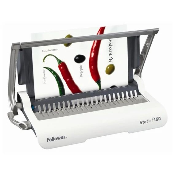 FELLOWES Spirálozógép, műanyag spirálkötéshez, manuális, 150 lap,