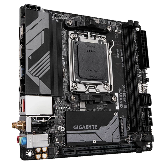 GIGABYTE Alaplap AM5 B650I AX AMD B650, mini-ITX