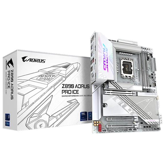 GIGABYTE Alaplap S1851 Z890 AORUS PRO ICE INTEL Z890, ATX