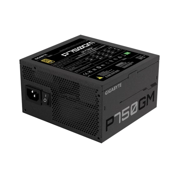 GIGABYTE Tápegység 750W 80+ Gold moduláris