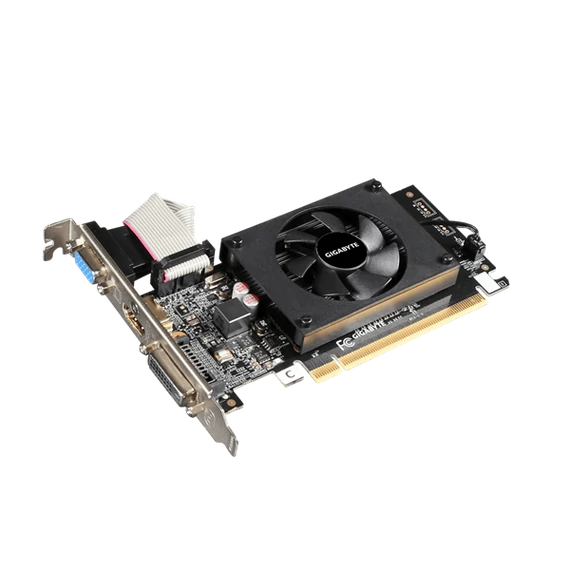 GIGABYTE Videokártya PCI-Ex16x nVIDIA GT 710 2GB DDR3