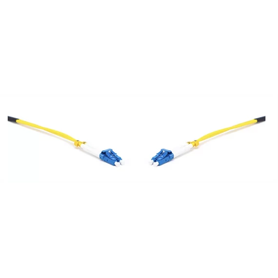 LINKEASY Duplex patch kábel 4 x LC/UPC csatlakozóval, 3mm duplex core 50/125 OM4 LSZH, 2 m
