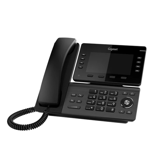 GIGASET P820 IP PRO IP asztali telefon, színes TFT kijelző, 8 funckiós LED billentyűk, HD hang, USB, POE képes