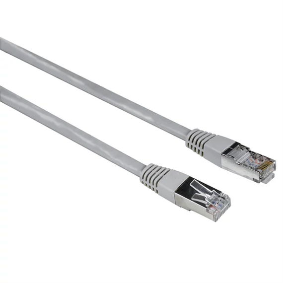 HAMA 200918, FIC PATCHKÁBEL CAT5E F/UTP 10M (1GBPS) ECO, SZÜRKE