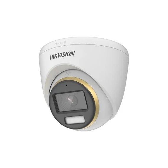 HIKVISION IP Dómkamera kültéri éjjellátó 2 Megapixel 2.8mm Fix Objektív IR 40m (Analóg HD) TVI ColorVu Pro