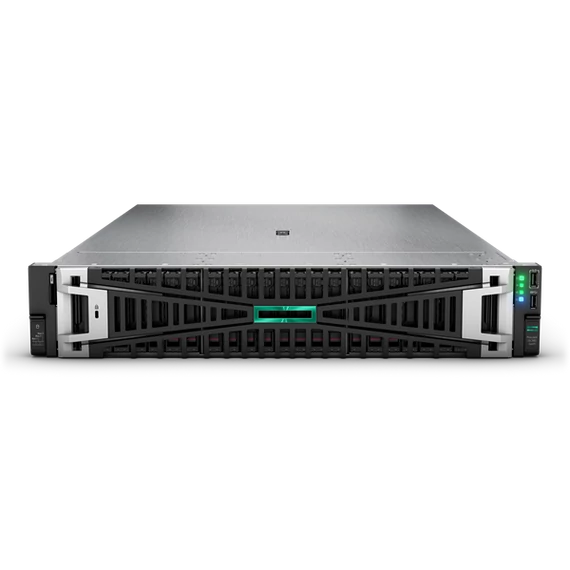 HPE rack szerver ProLiant DL380 Gen11, Intel Xeon-S 12C 4510 2.40GHz, 2x32GB, 2x480GB SSD, 8SFF, MR408i-o, 2x1000W