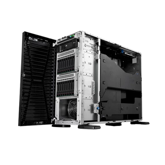 HPE torony szerver ProLiant ML110 Gen11, Xeon-S 12C 4510 2.40GHz, 2x32GB, 2x480GB SSD 8xSFF, MR408i-o, 2x1000W