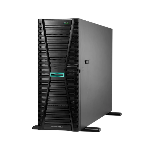 HPE torony szerver ProLiant ML350 Gen11, Xeon-S 8C 4509Y 2.60GHz, 2x32GB, 2x480GB SSD 8SFF, MR408i-o, 2x1000W