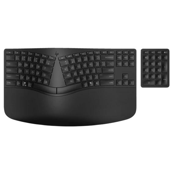HP vezeték nélküli ergonomikus billentyűzet 965 - fekete