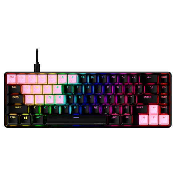 HP HYPERX gumibillentyűk gaming kiegészítőkészlet – amerikai lokalizáció - rózsaszín