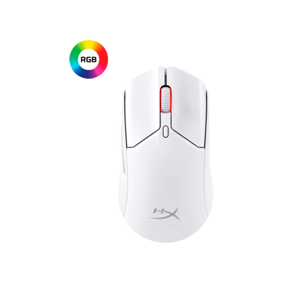 HP HYPERX vezeték nélküli gaming egér Pulsefire Haste 2 - fehér