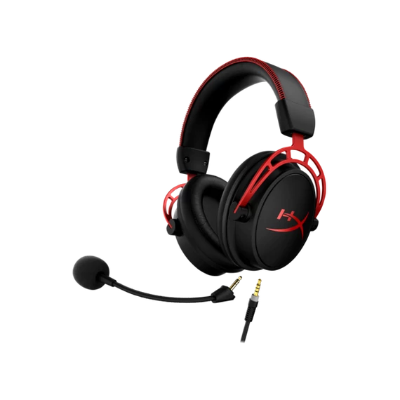 HP HYPERX vezetékes gaming fejhallgató Cloud Alpha - fekete/piros