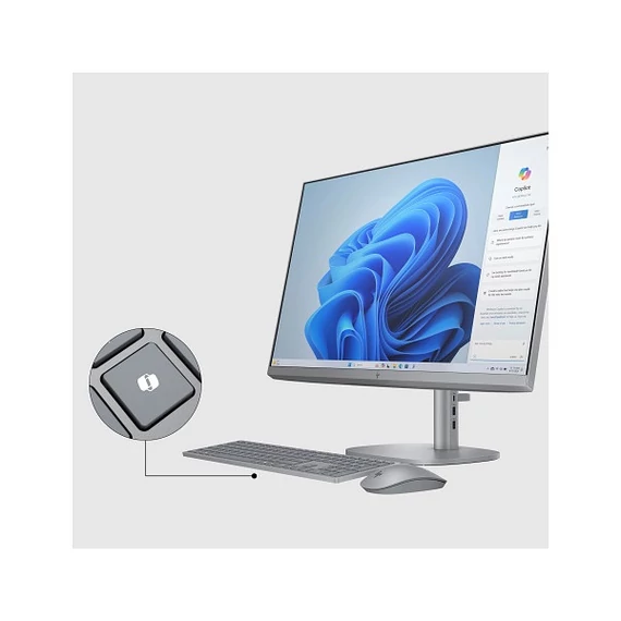 HP OmniStudio X AiO 32-c0001nn, 31.5 UHD IPS AG, Ultra7-155H, 32GB, 2TB. RTX 4050 6GB, Win 11, Ezüst