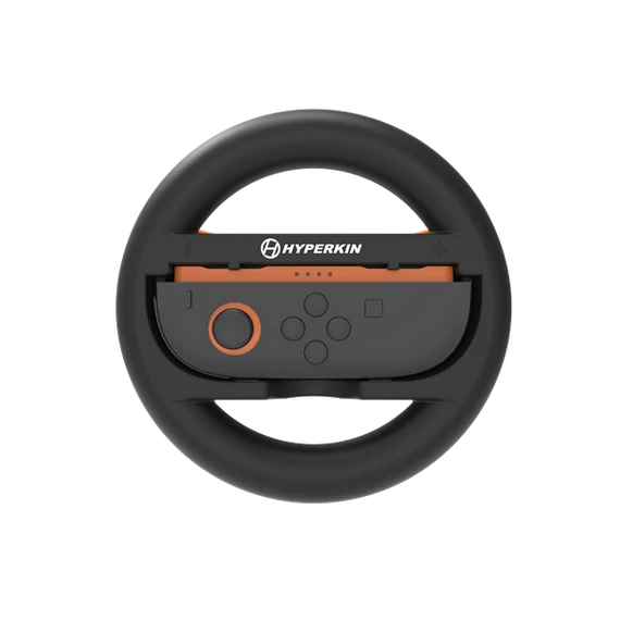 HYPERKIN Nintendo Switch 2 kormány kiegészítő csomag Joy-Con kontrollerhez, Fekete (2-PACK)