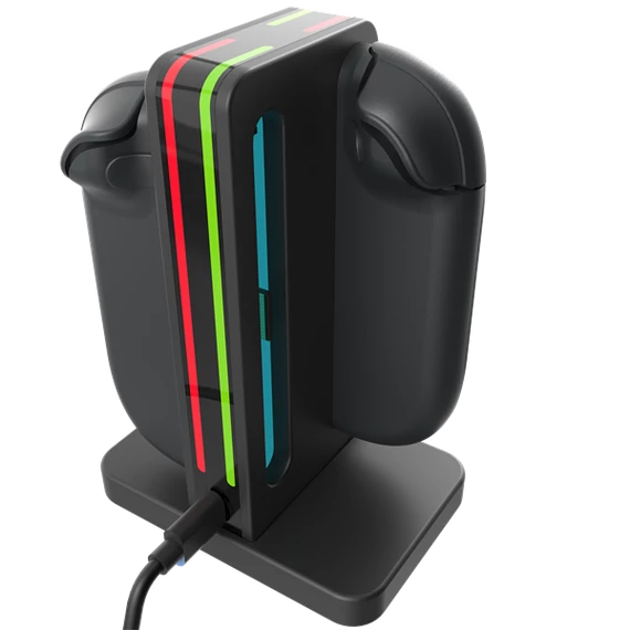 HYPERKIN Power Spire Nintendo Switch 2 Joy-Con Töltőállvány, Fekete